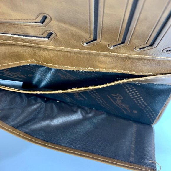 Genuine Leather 501 BaiLini Wallet Button Closure & Multiple Card Slots For Men - Picture 13 of 13